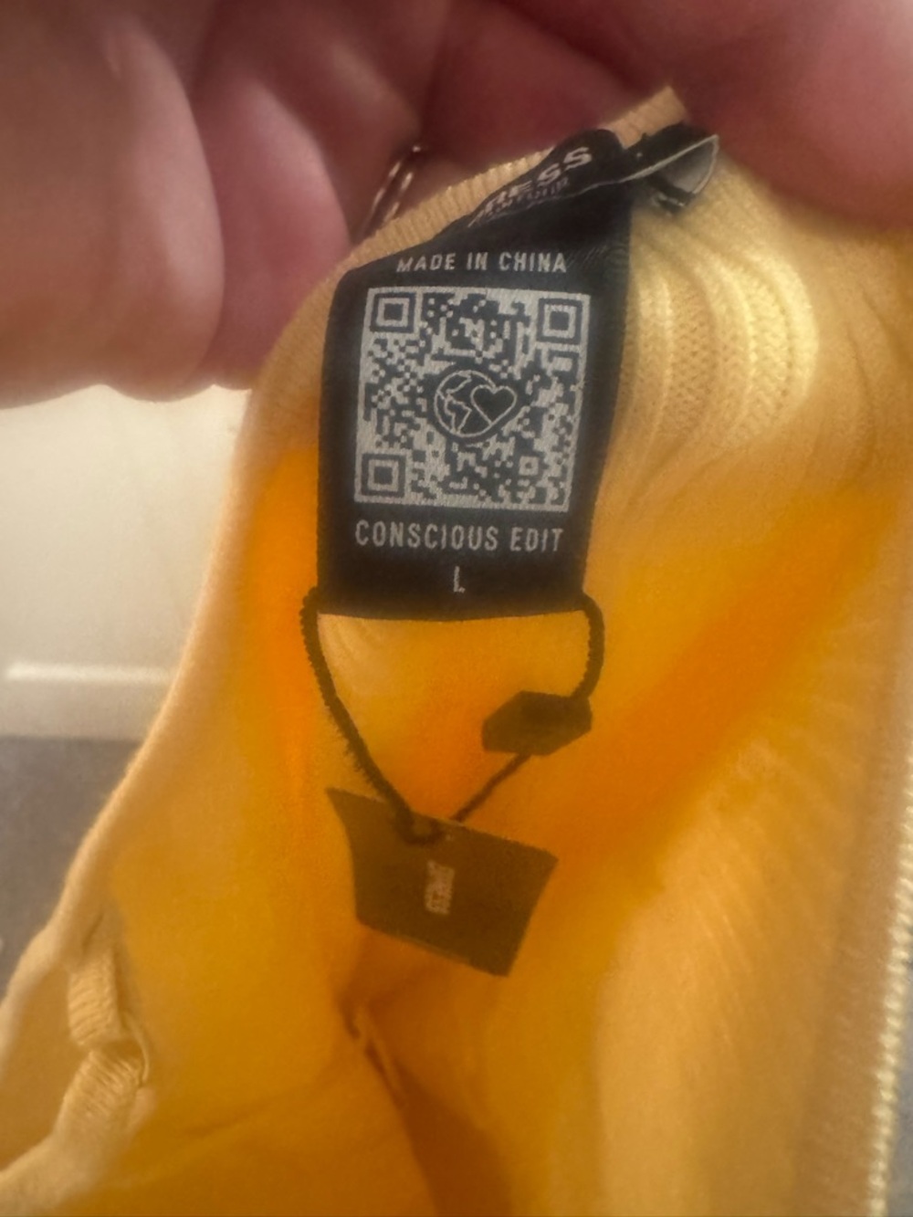 Express Ribbed High Square Neck Midi Sweater Dress - Picture 11 of 16